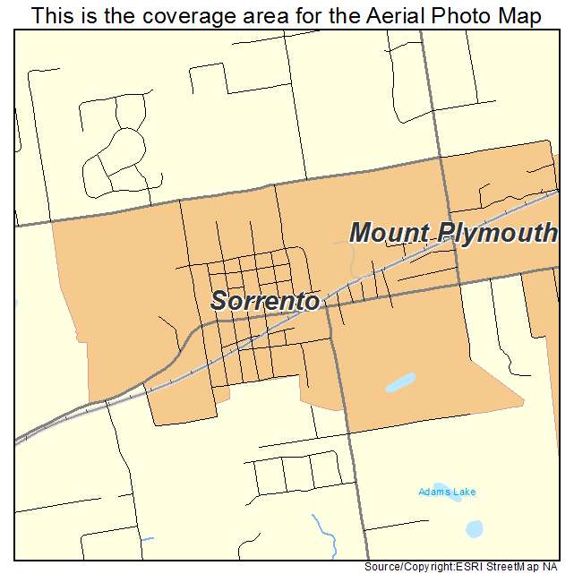 Sorrento, FL location map 