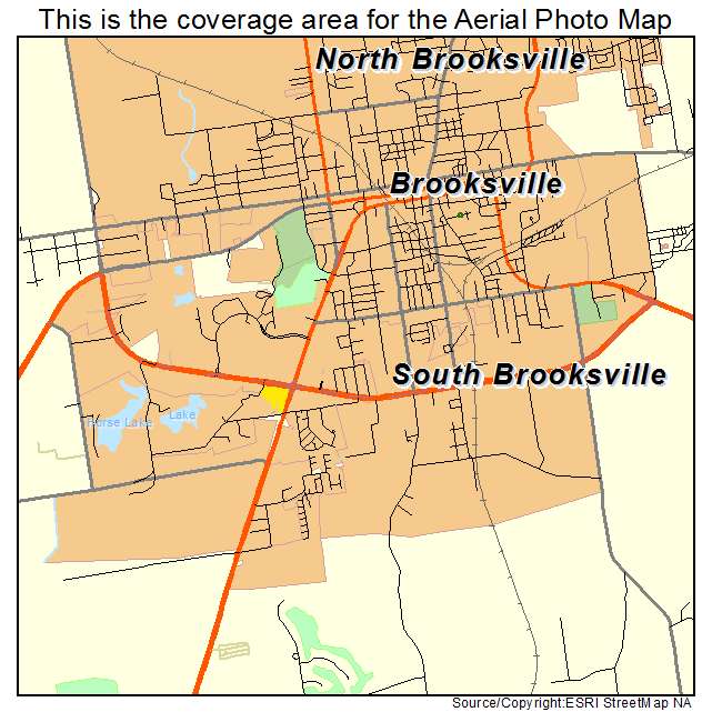 South Brooksville, FL location map 