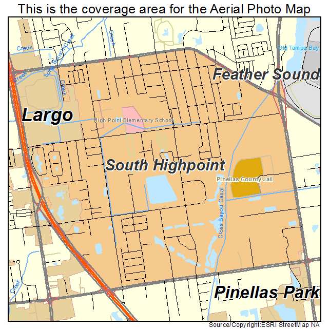 South Highpoint, FL location map 