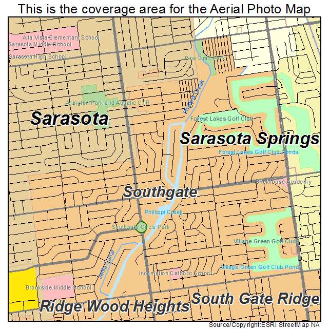 Southgate, FL location map 