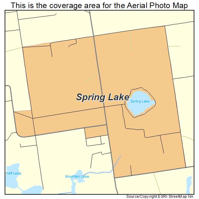 Spring Lake, FL location map 