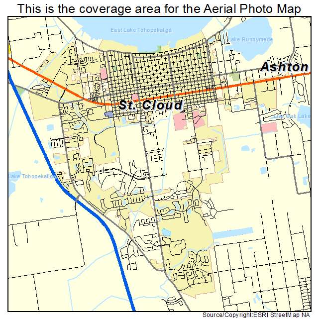 St Cloud, FL location map 
