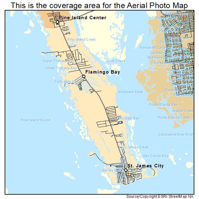 St James City, FL location map 