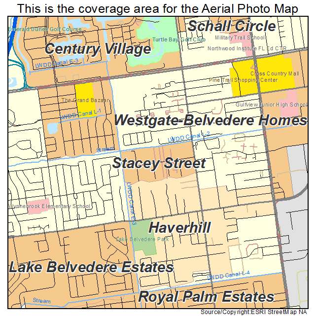 Stacey Street, FL location map 