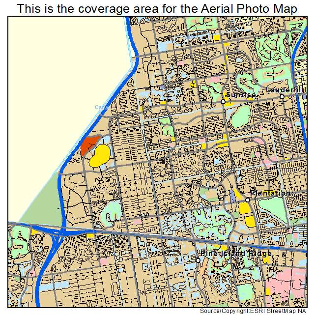 Sunrise, FL location map 