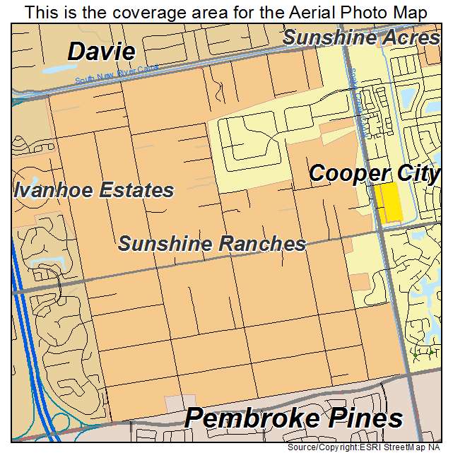 Sunshine Ranches, FL location map 