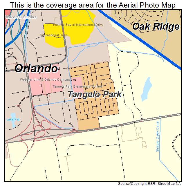 Tangelo Park, FL location map 