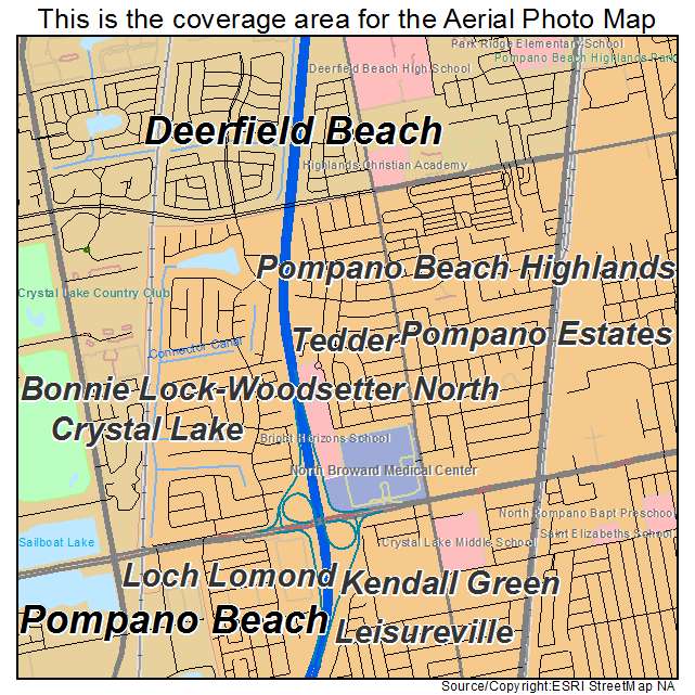 Tedder, FL location map 