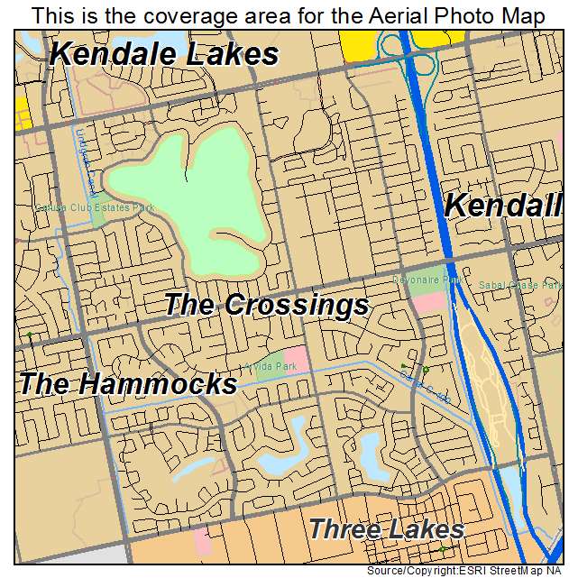 The Crossings, FL location map 