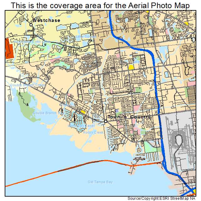 Town n Country, FL location map 