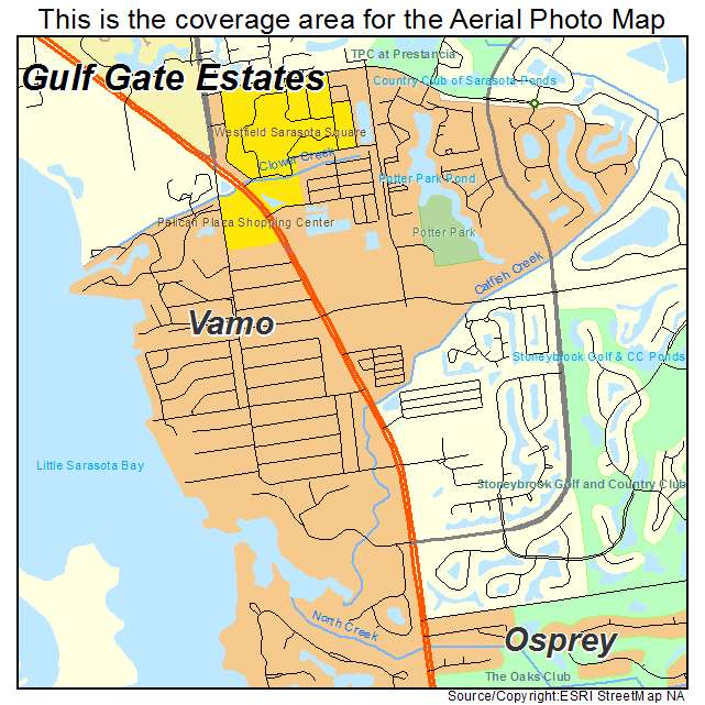 Vamo, FL location map 