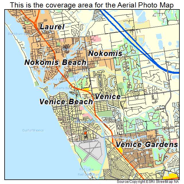 Venice, FL location map 