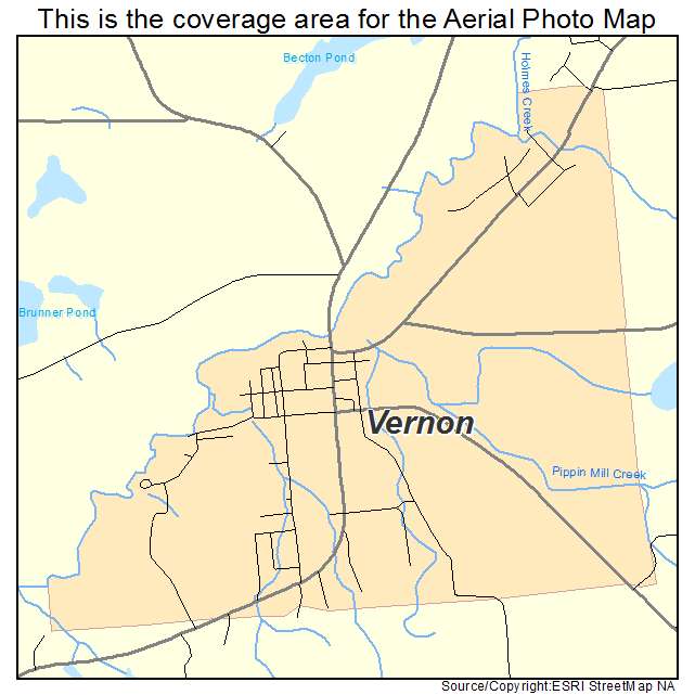 Vernon, FL location map 