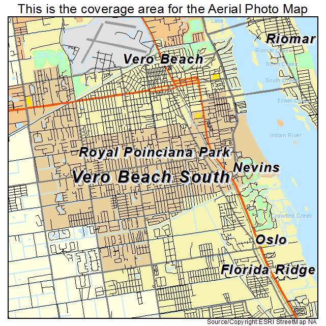 Vero Beach South, FL location map 