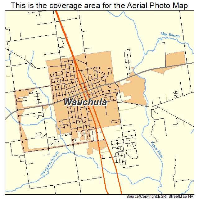 Wauchula, FL location map 