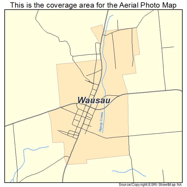 Wausau, FL location map 