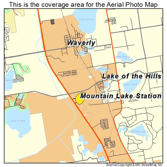 Waverly, FL location map 