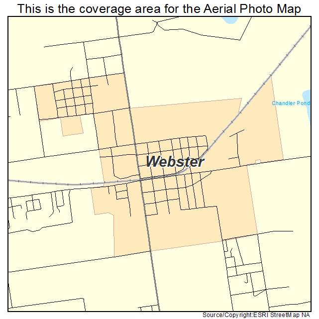 Webster, FL location map 