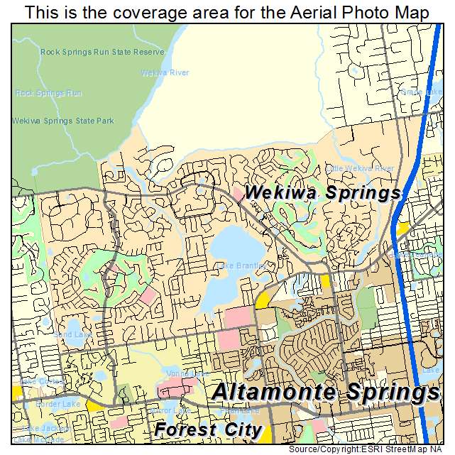 Wekiwa Springs, FL location map 