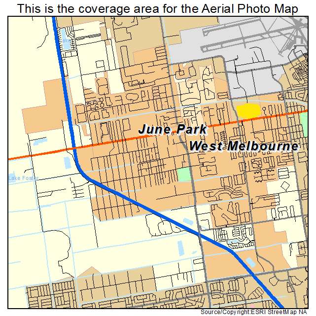 West Melbourne, FL location map 