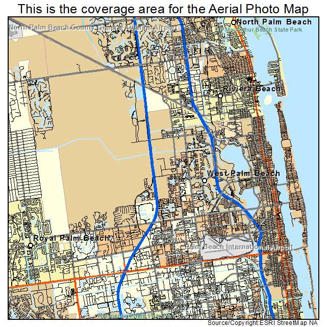 West Palm Beach, FL location map 