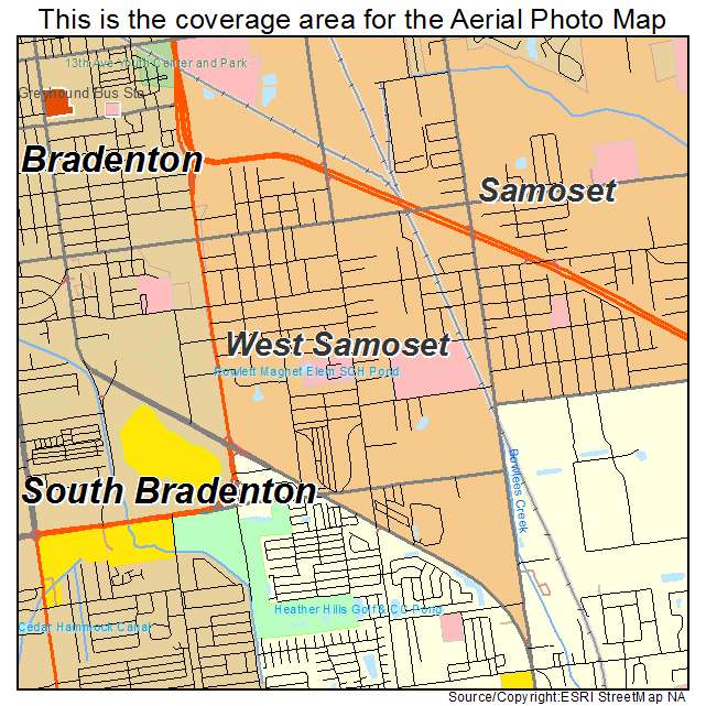 West Samoset, FL location map 