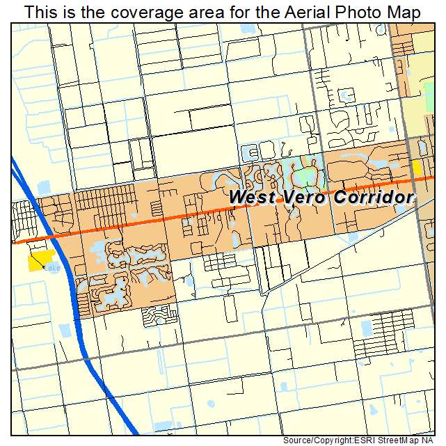 West Vero Corridor, FL location map 