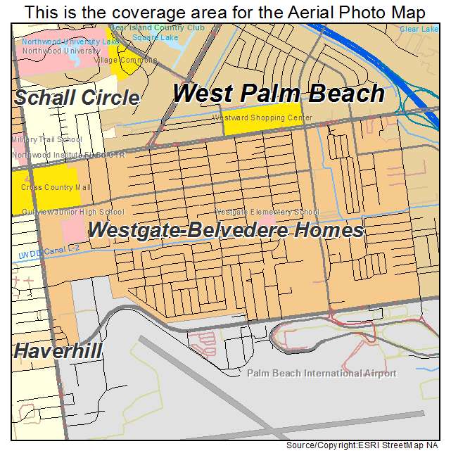Westgate Belvedere Homes, FL location map 