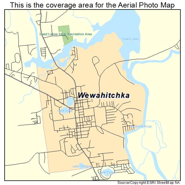 Wewahitchka, FL location map 