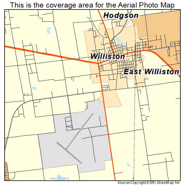 Williston, FL location map 
