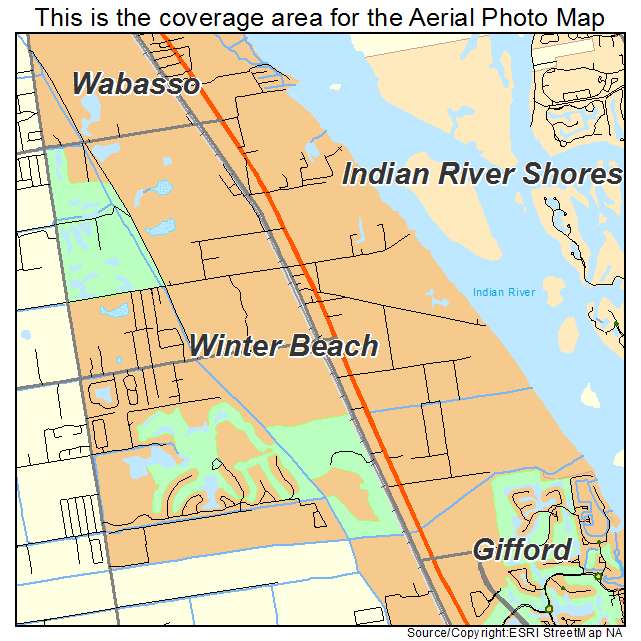 Winter Beach, FL location map 