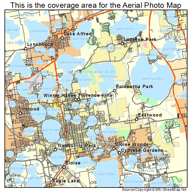 Winter Haven, FL location map 