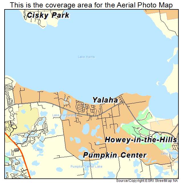 Yalaha, FL location map 