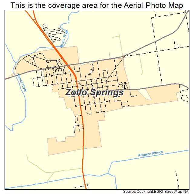 Zolfo Springs, FL location map 