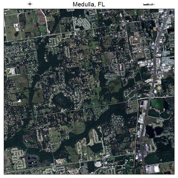 Medulla, FL air photo map