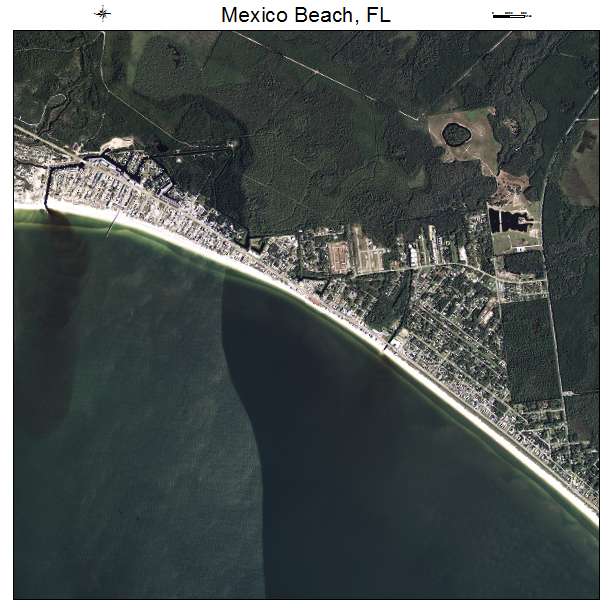 Mexico Beach, FL air photo map
