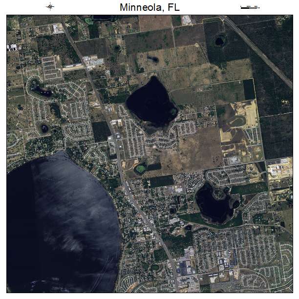 Minneola, FL air photo map