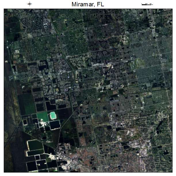 Miramar, FL air photo map