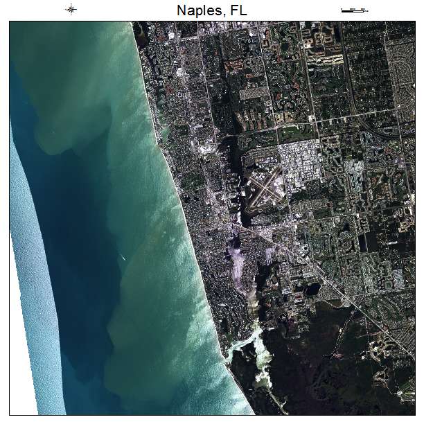 Naples, FL air photo map