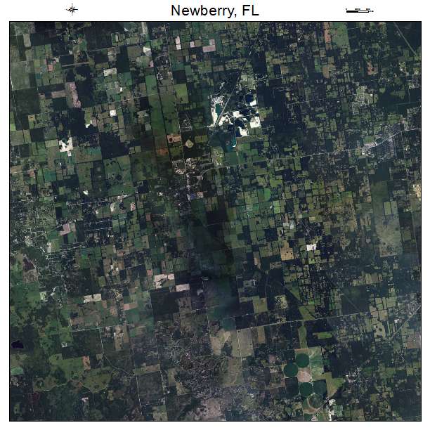 Newberry, FL air photo map