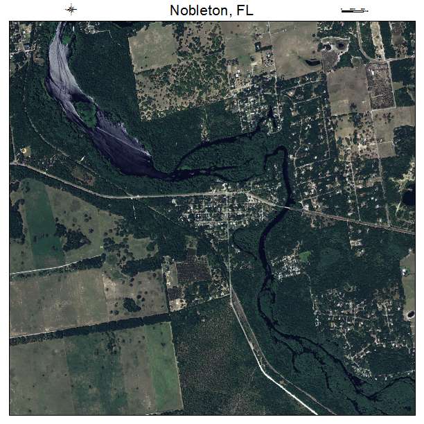 Nobleton, FL air photo map