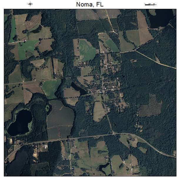 Noma, FL air photo map