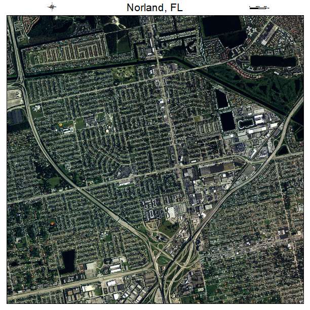 Norland, FL air photo map