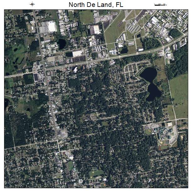 North De Land, FL air photo map