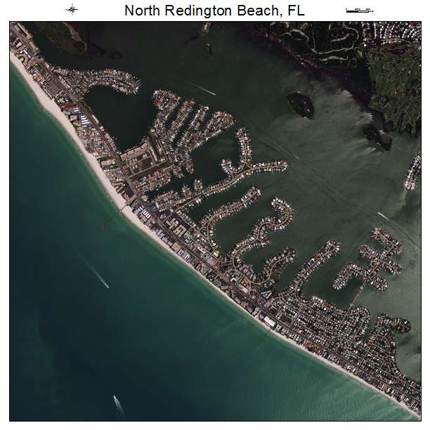North Redington Beach, FL air photo map