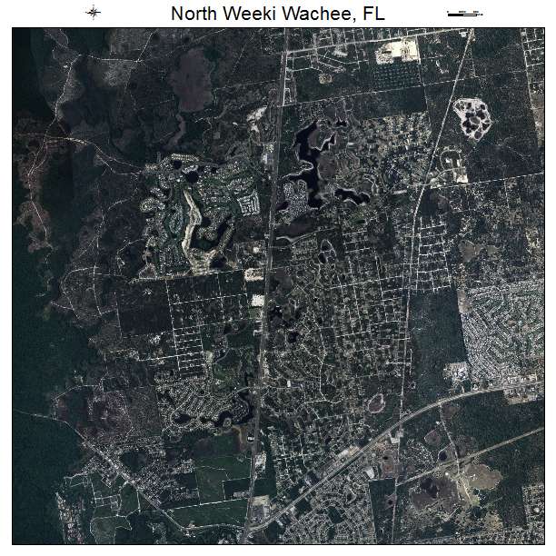North Weeki Wachee, FL air photo map