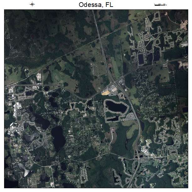 Odessa, FL air photo map