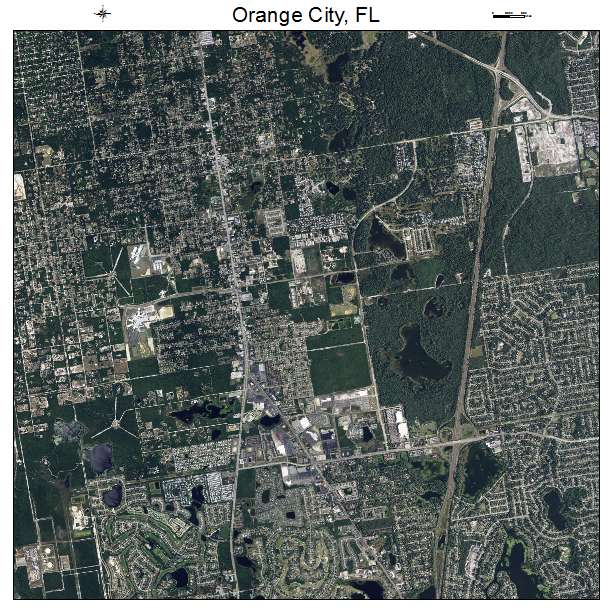 Orange City, FL air photo map