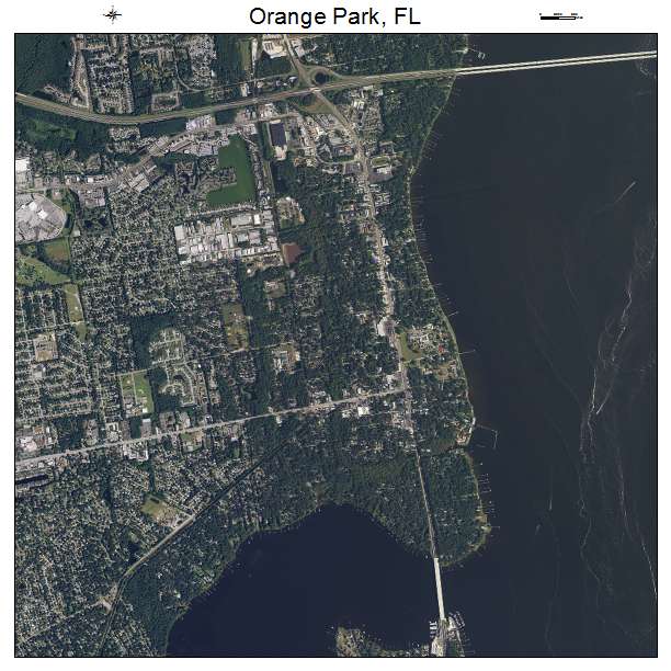 Orange Park, FL air photo map