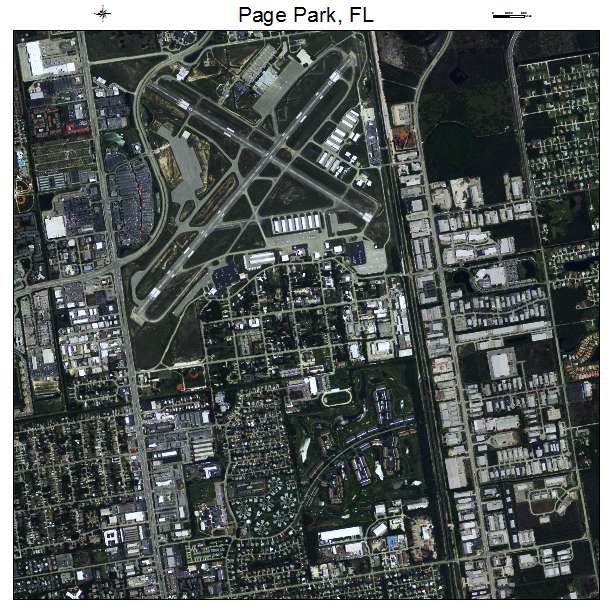 Page Park, FL air photo map